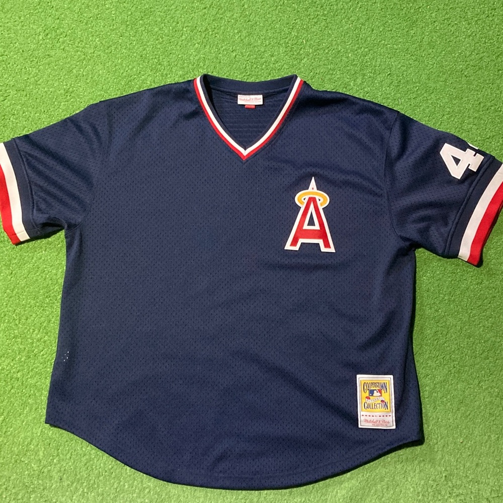 California (Los Angels) Angels throwback jersey